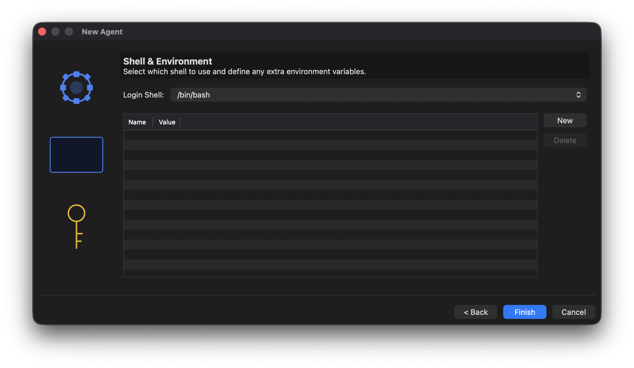 Agent Wizard Step 4
